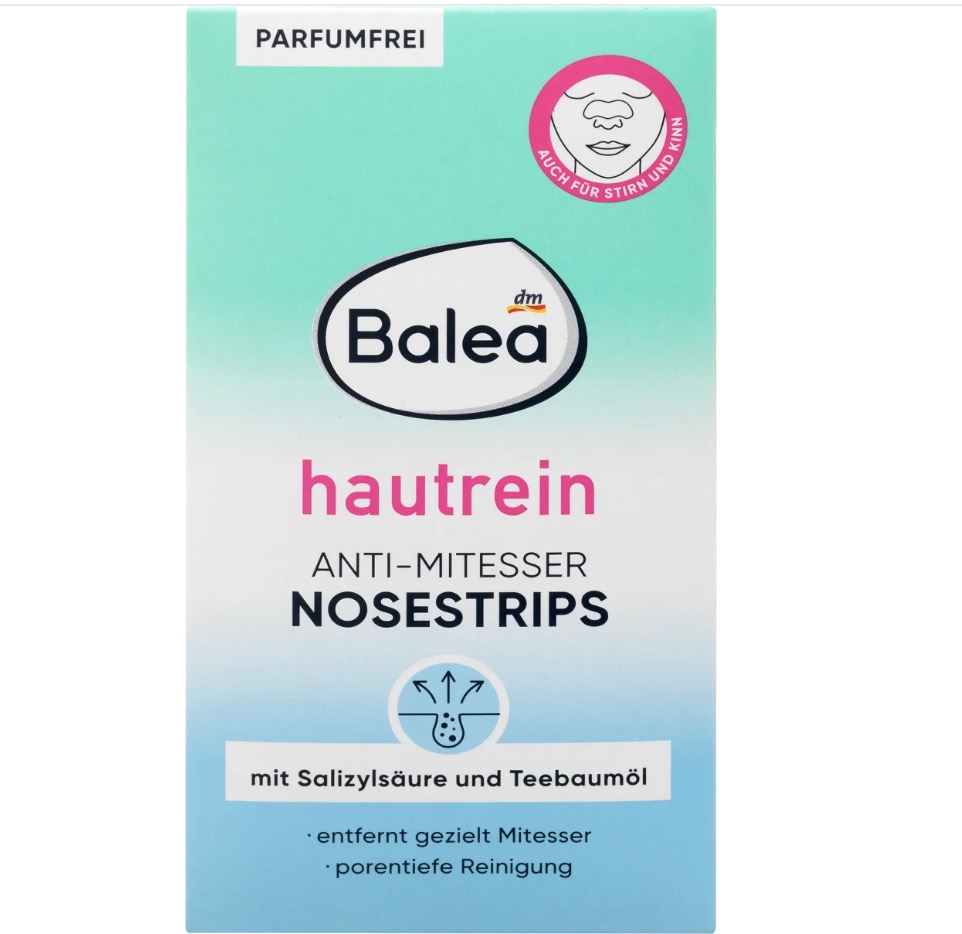 چیب ضد جوش سر سیاه بینی Skin Clean 3 عدد, Balea Anti-Mitesser Nosestrips Hautrein, 3 St
