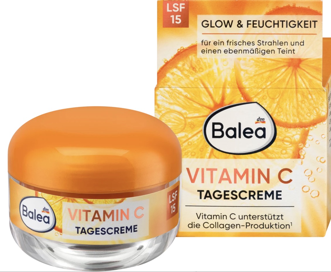 کرم صورت ویتامین سی ، ۵۰ میلی لیتر با SPF. Gesichtscreme Vitamin C LSF 15, 50 ml