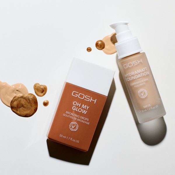 قطره برنزه کننده Gosh Oh My Glow - 001 Sun Glow - حجم ۵۰ میلی‌لیتر