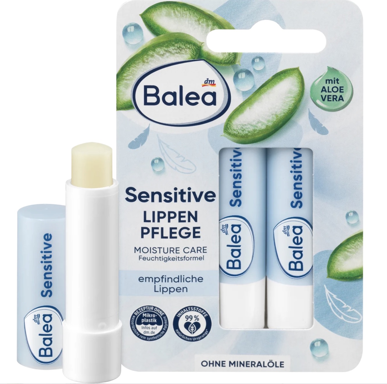 بالم لب پوست حساس. Lippenpflege Sensitive, 9,6 g