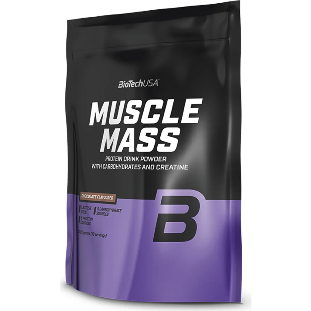 پودر پروتئین عضله‌ساز Muscle Mass بایوتک یو اس ای (BioTechUSA) - طعم شکلاتی 🍫