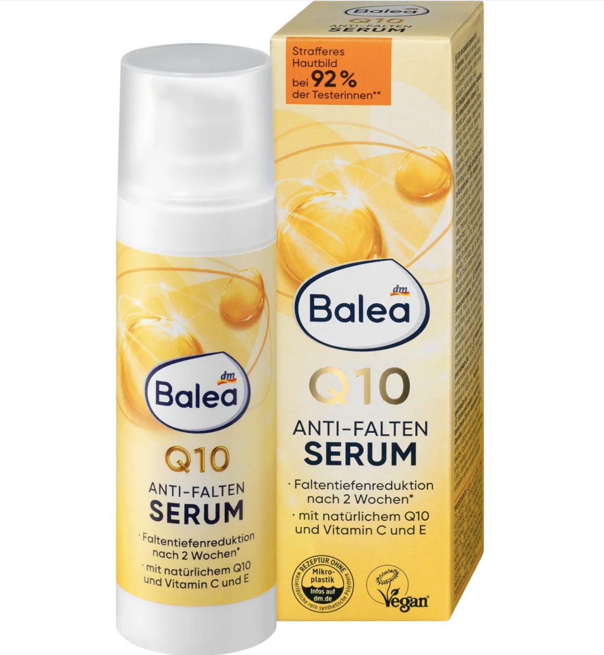 سرم Q10 ضد چروک 30 میلی لیتر.Balea Serum Q10 Anti-Falten , 30 ml