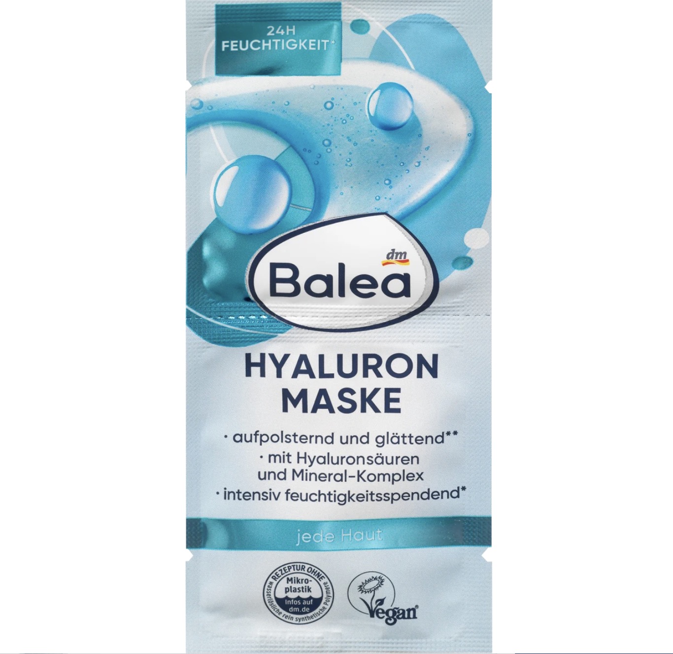 ماسک صورت هیالورونیک ۱۶ میلی لیتر. Gesichtsmaske Hyaluron (2x8 ml), 16 ml