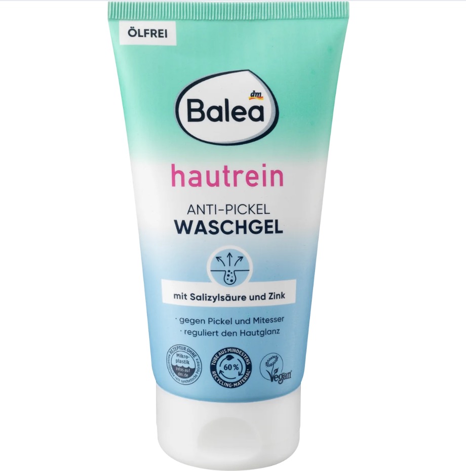 ژل شستشوی ضد جوش باله آ ۱۵۰ میلی لیتر , Balea Anti Pickel Waschgel hautrein, 150 ml