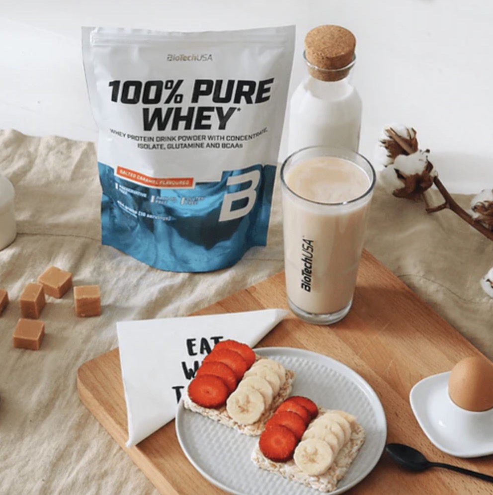 وی 100٪ بایوتک کیلوگرم BiotechUSA) 100%Pure Whey 0.454 kg)