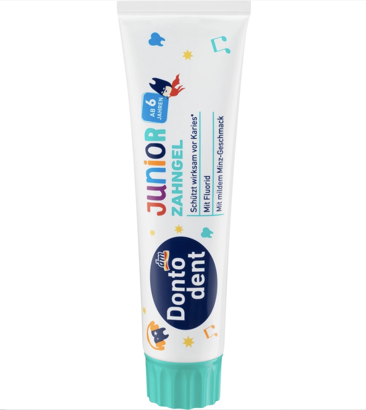 خمیر دندان جونیور، از 6 سال، 100 میلی لیتر. Dontodent Zahnpasta Sensitive, 125 ml